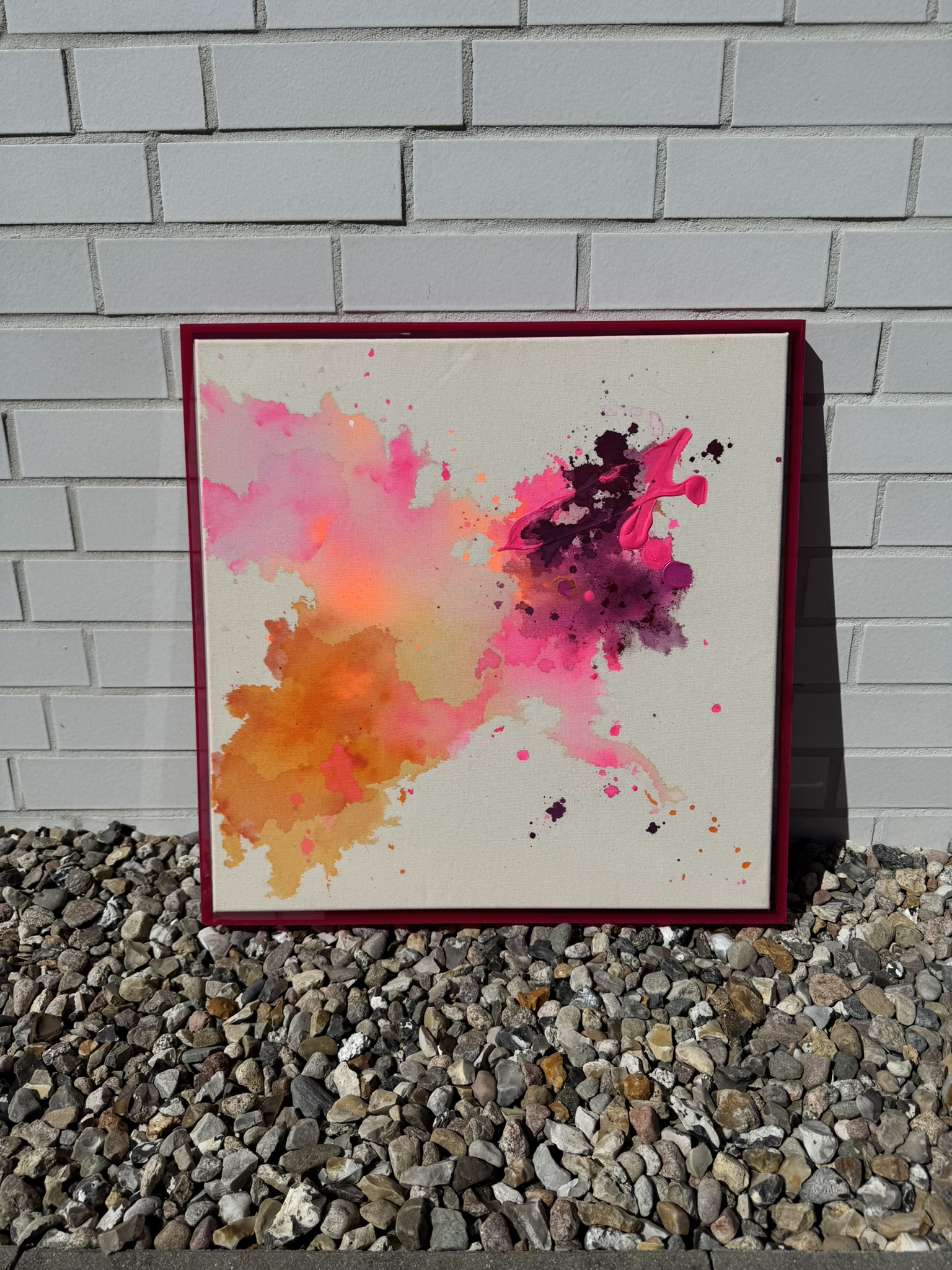 Vielleicht, 2026, Acryl auf roher Baumwollleinwand, Ansicht 2
